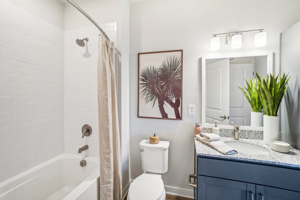 a bathroom with a shower and a sink and a toilet