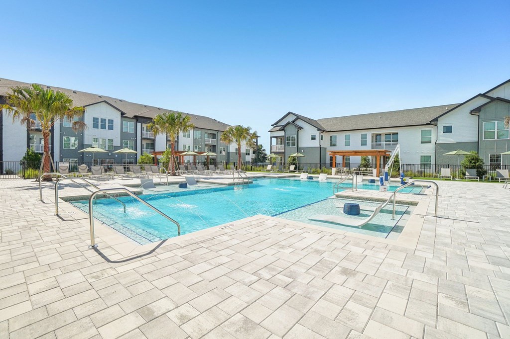 our apartments have a resort style swimming pool