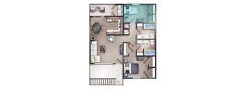 Magnolia-Standard Floor Plan at Retreat at Brightside, Baton Rouge, LA