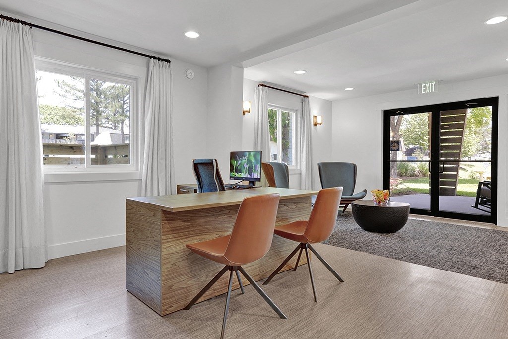 Leasing Office at Riverhouse Apartments in Riverside, Alabama