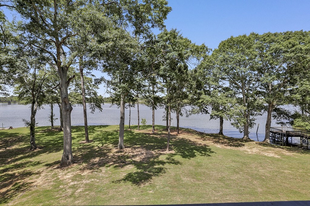 views of the lake from Riverhouse Apartments in Riverside, AL