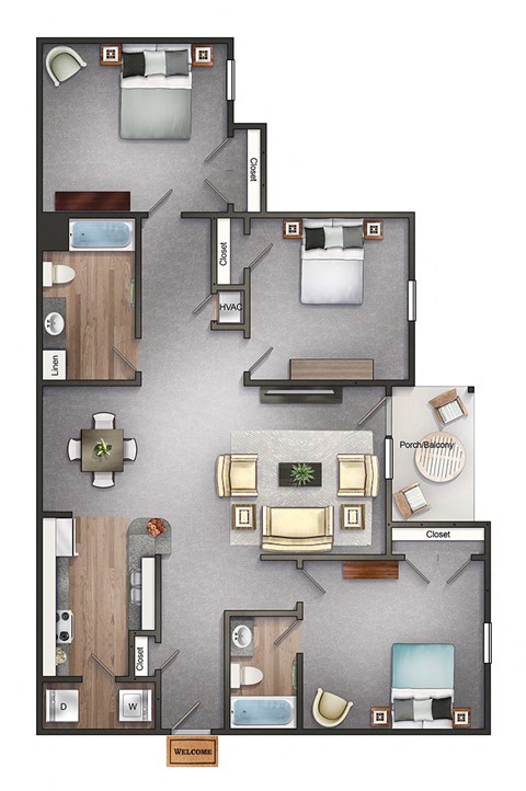 5825 Crossings Boulevard 1-3 Beds Apartment for Rent - Photo Gallery 58