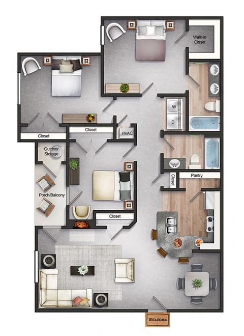 5825 Crossings Boulevard 1-3 Beds Apartment for Rent - Photo Gallery 59