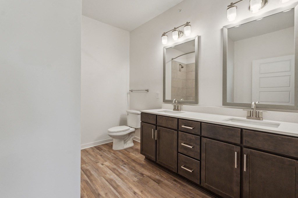 a bathroom with a toilet and a sink and a mirror