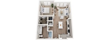 Floor Plan at Tapestry University Park Apartments Homes Sarasota, Florida