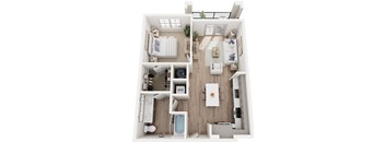 Floor Plan at Tapestry University Park Apartments Homes Sarasota, Florida