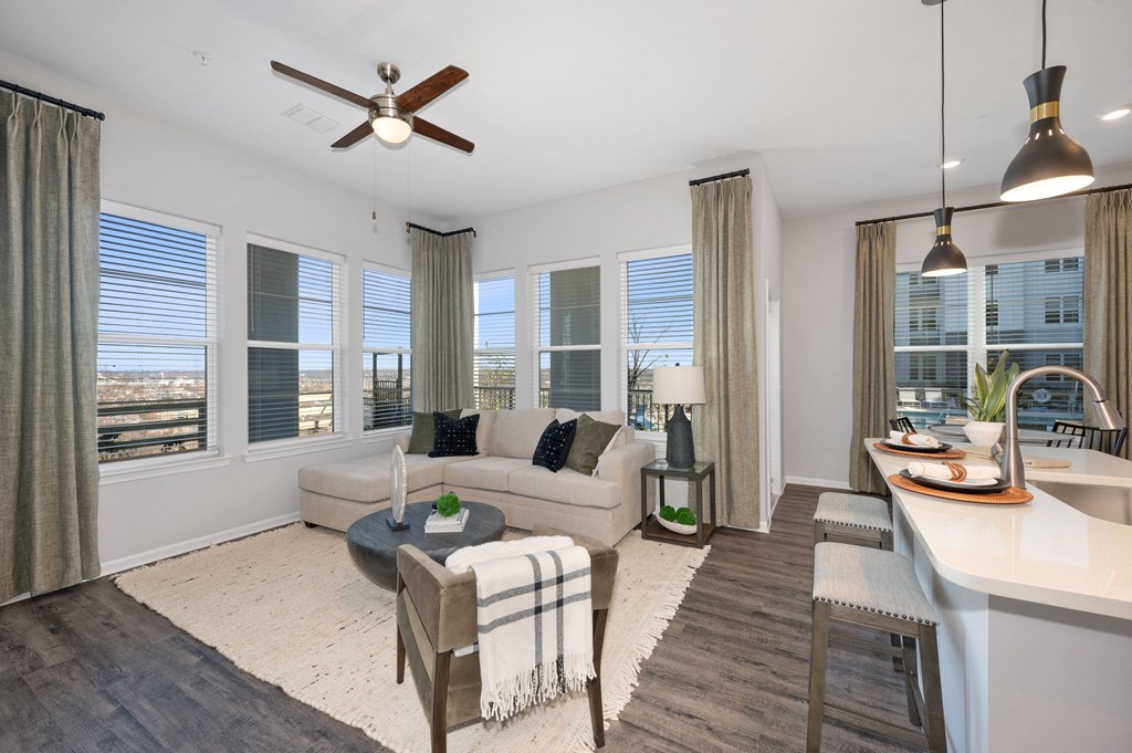 Living Room at Tapestry Ridge in Covington, Kentucky