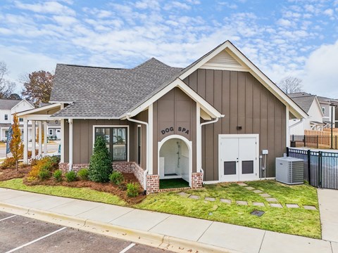 Exterior amenity - pet spa at Turnberry Park Apartments in Gardendale, AL