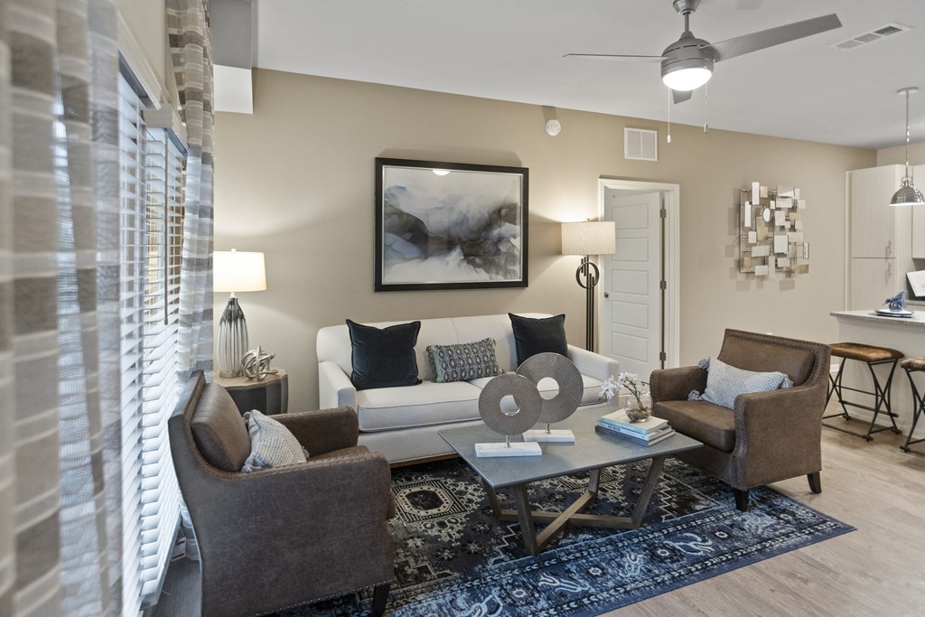 open concept living area at Tapestry Northridge Apartments in Jackson, MS