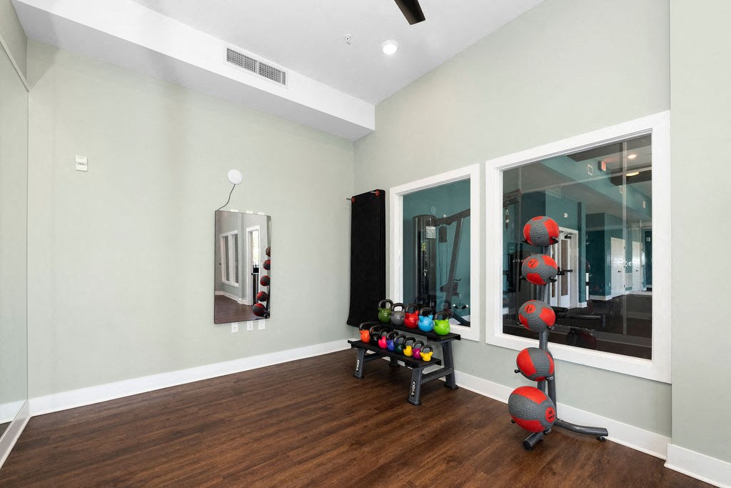 the games room at the flats at big tex apartments