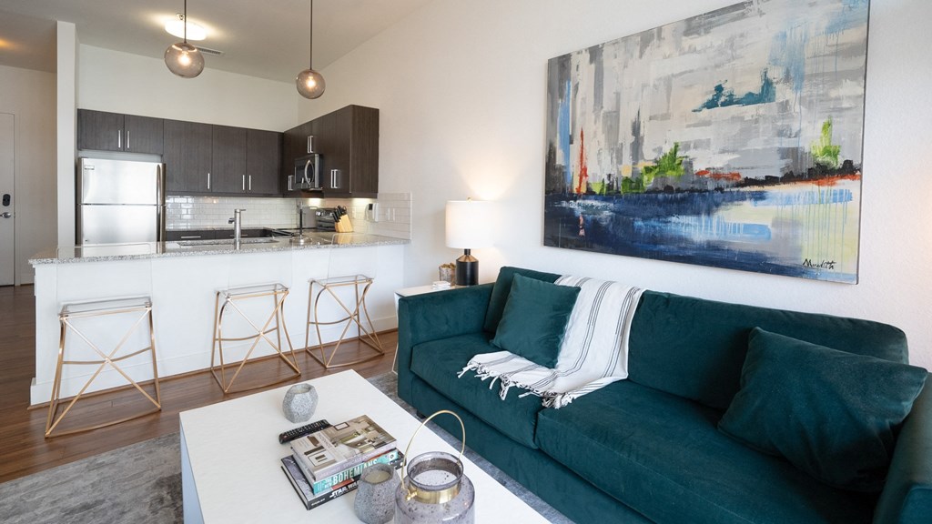 Open Living room at 20 Midtown, Birmingham, AL, 35233