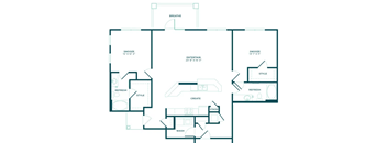 A floor plan of a house with rooms labeled as Snooze, Refresh, Create, and Wash.