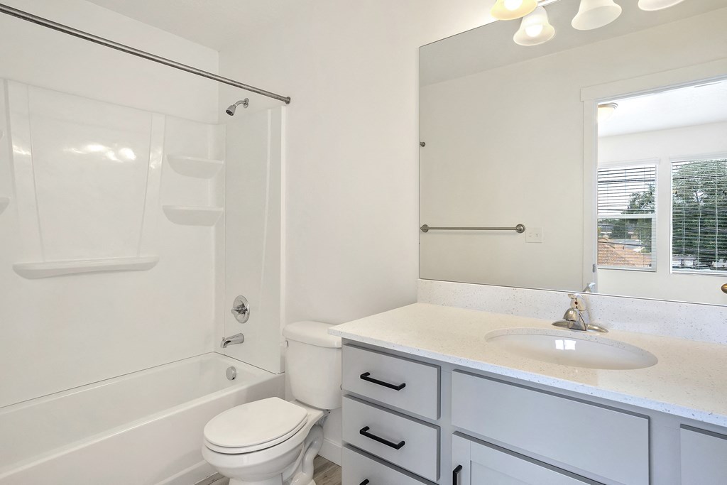 Bathroom with Large Vanity