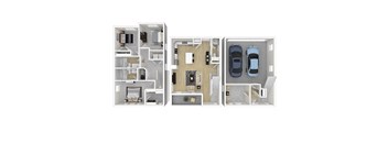 3 Bedroom with Den 2.5 Bath