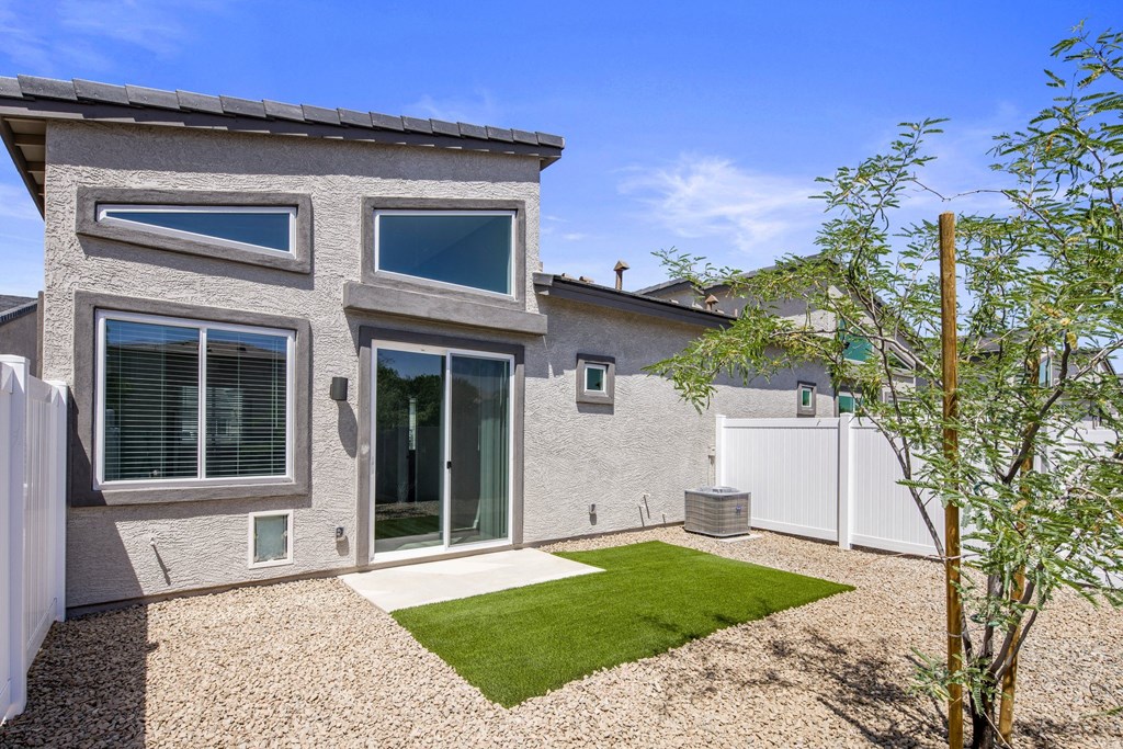 Linq at south mountain private backyard area