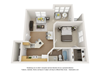 Alcove 1x1 Apartment
