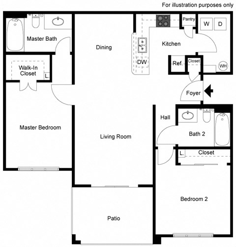 2 Bedroom 2 Bathroom at SKY at p83, Arizona