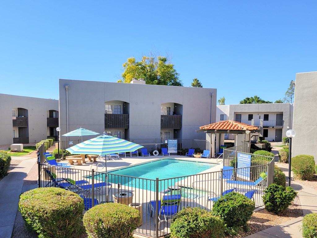 Gated Swimming Pool at Stonebridge, Phoenix, AZ