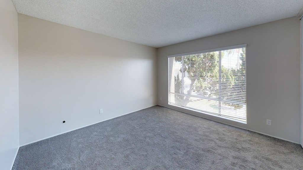 Large Bedroom with large picture window