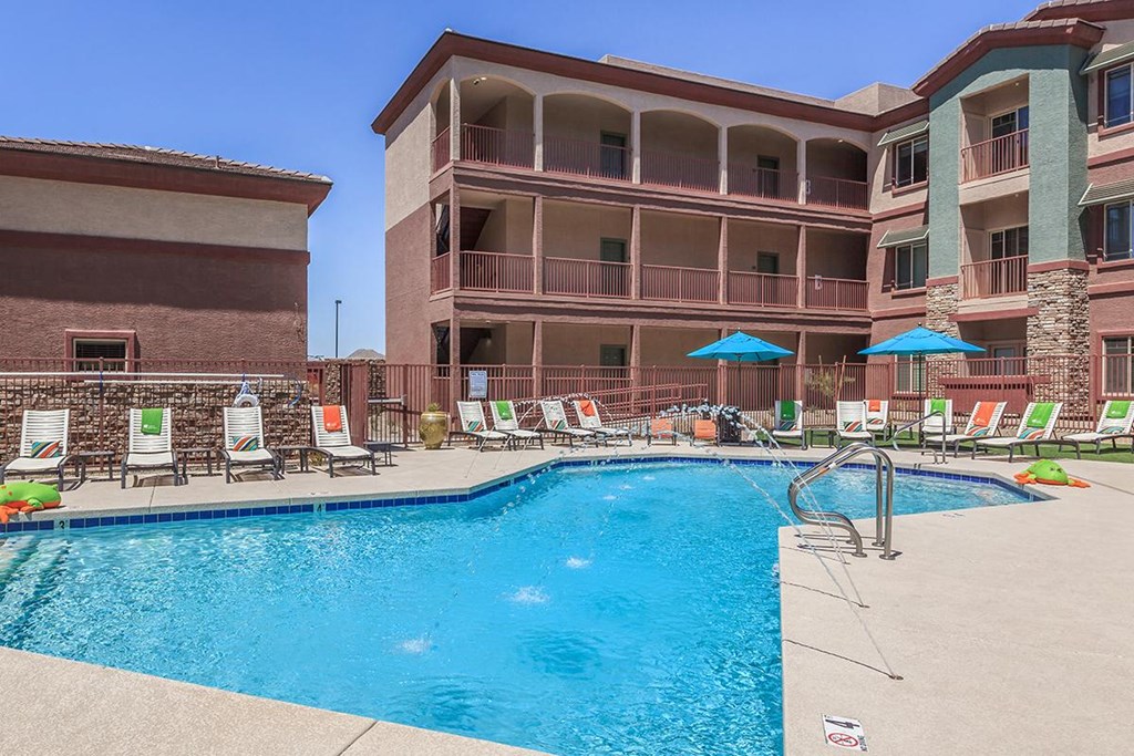 Swimming Pool And Relaxing Area at Ascend at Red Mountain, Arizona