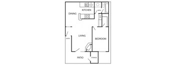 1 bedroom 1 bathroom apartment at Stonebridge, Phoenix, 85032