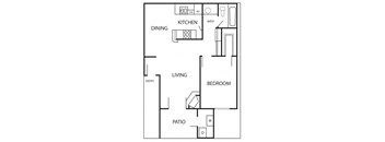 1 bedroom 1 bathroom apartment at Stonebridge, Phoenix, Arizona  85032