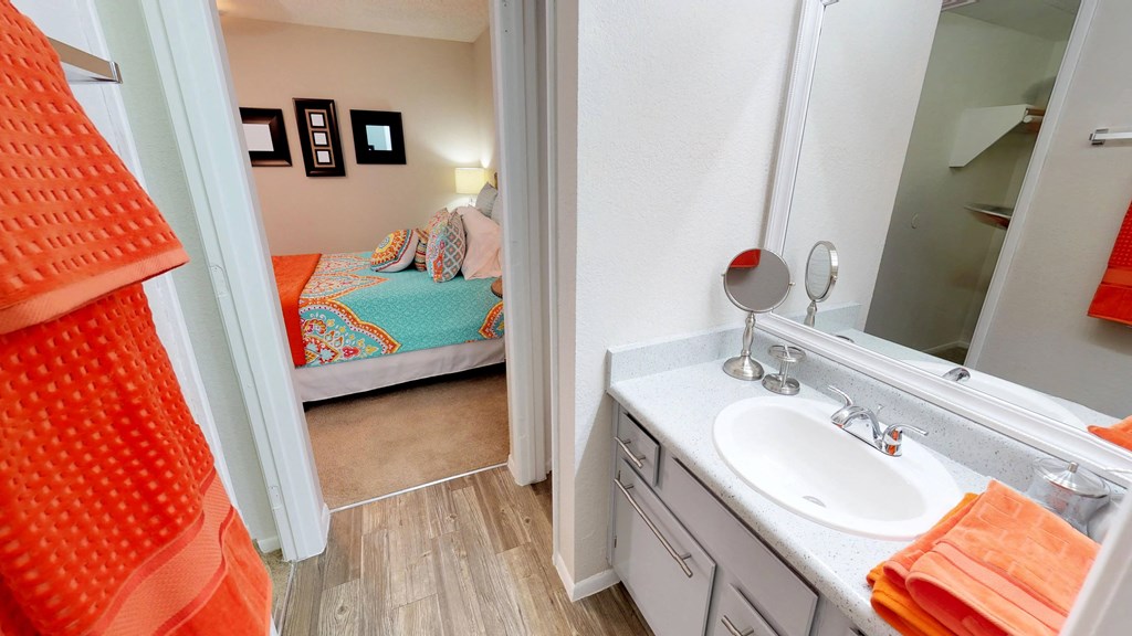 bathroom sin and tub