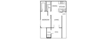 1 bedroom 1 bathroom apartment at Stonebridge, Phoenix, AZ