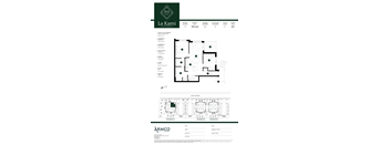 A floor plan and electrical diagram for a property named La Kami.