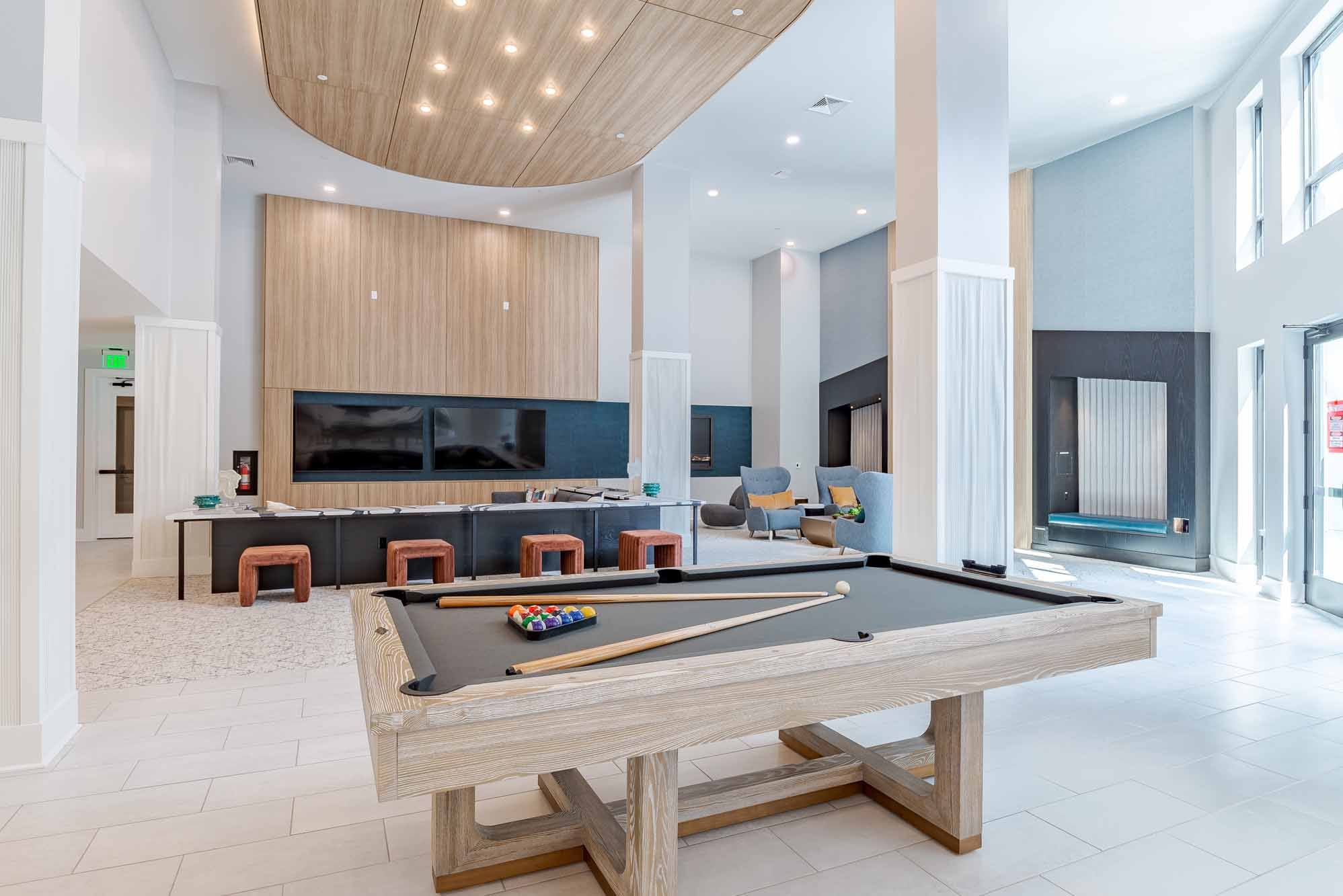 Clubhouse With Billiards Table at The Ace, Virginia, 23230