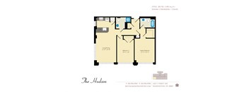 The Hudson 02 Floor Plan at The Hudson Apartments, Washington, DC, 20005