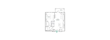 A2 Floor Plan at The Ace, Richmond, VA 23230