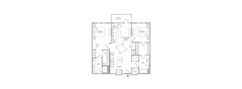 B13 Floor Plan at The Ace, Richmond, VA 23230