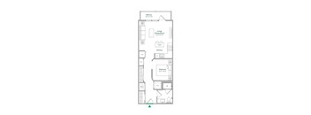J11 Floor Plan at The Ace, Richmond, VA