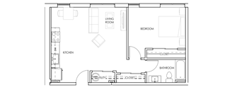 One Bedroom One Bath Deluxe