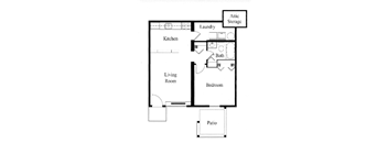 1 Bedroom 1 Bathroom