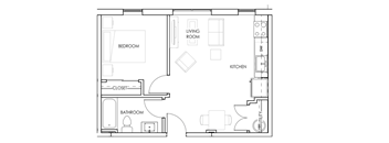 One Bedroom One Bath