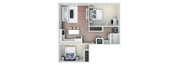 Two Bedroom One Bath