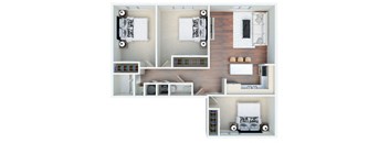 Three Bedroom One and Half Bath