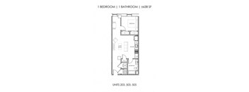 One Bedroom One Bath