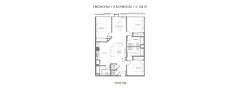 Three Bedroom Three Bath