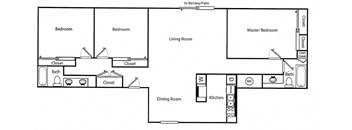 Three Bedroom Two Bath
