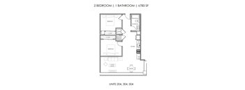 Two Bedroom One Bath Large 2