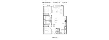 Two Bedroom Three Bath