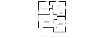 A black and white image of a floor plan for a house.