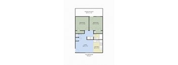 Brookfield floor plan 2BR