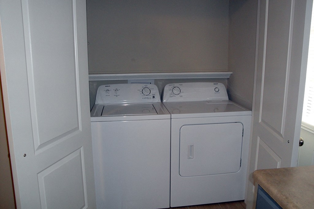 Stancill Duplex laundry room