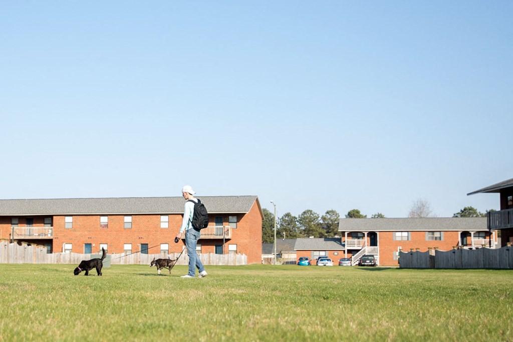 Wesley South courtyard