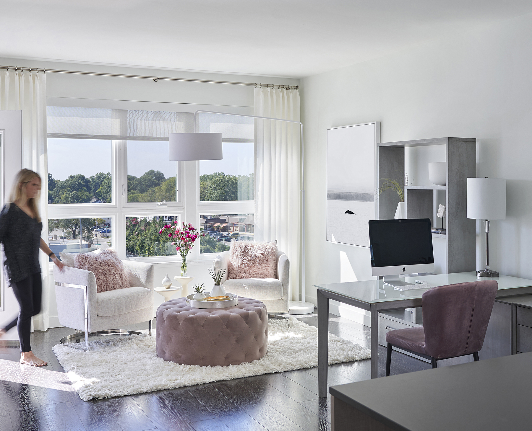 Stylish Two Bedroom Two Bathroom Floor Plan with Natural Light