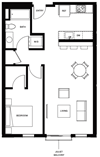 1 Bedroom A20